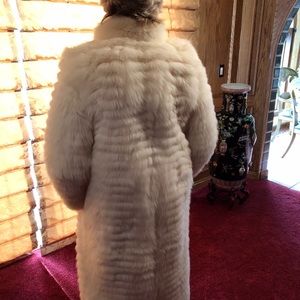 White Fox Coat - SABU FURS